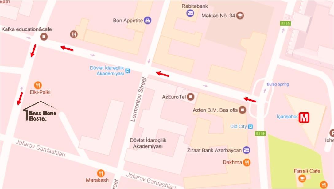 Baku Home Hostel Ngoại thất bức ảnh